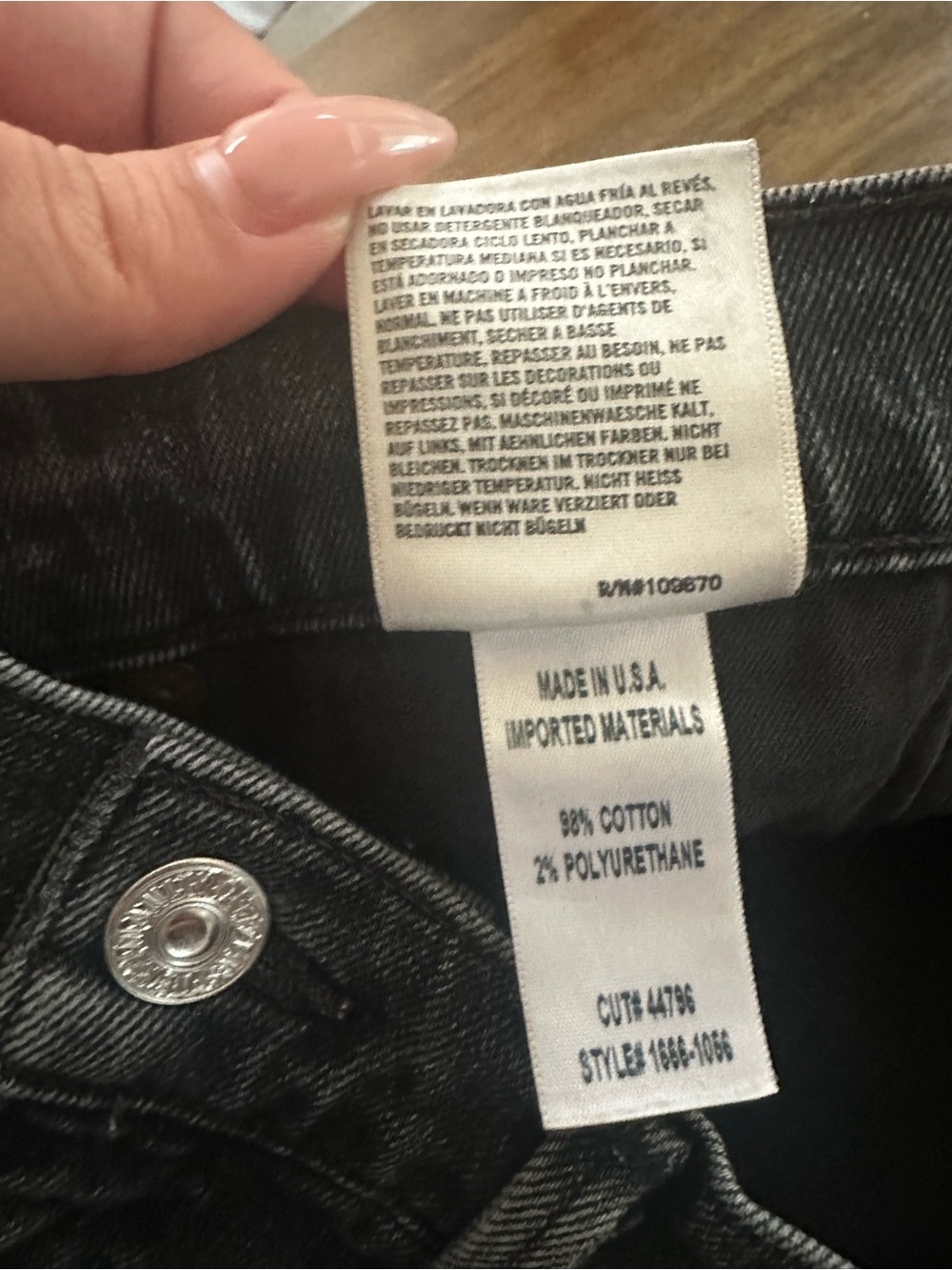 Citizens Of Humanity Elsa mid rise slim fit crop Premium Vintage Black Jeans - Picture 7 of 9